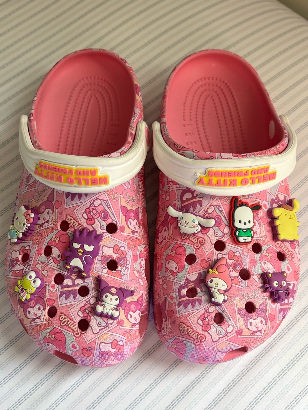 Hello Kitty Crocs size 9